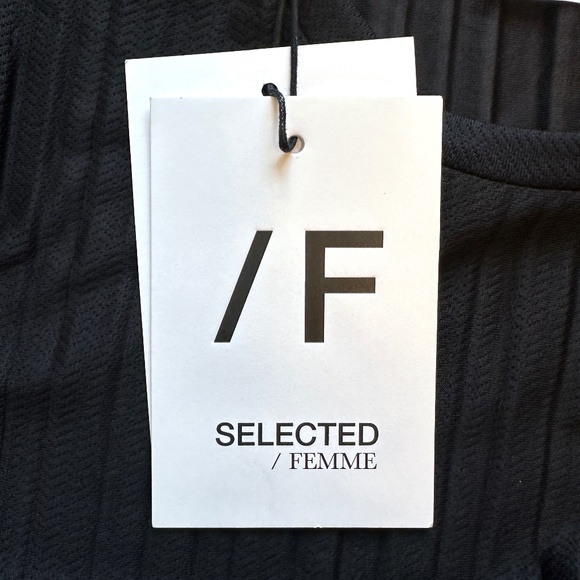 Selected Femme plisse midi dress - Picture 10 of 15